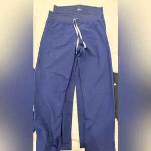 Figs Women’s Livingston Scrub Bottoms Navy; set of 2